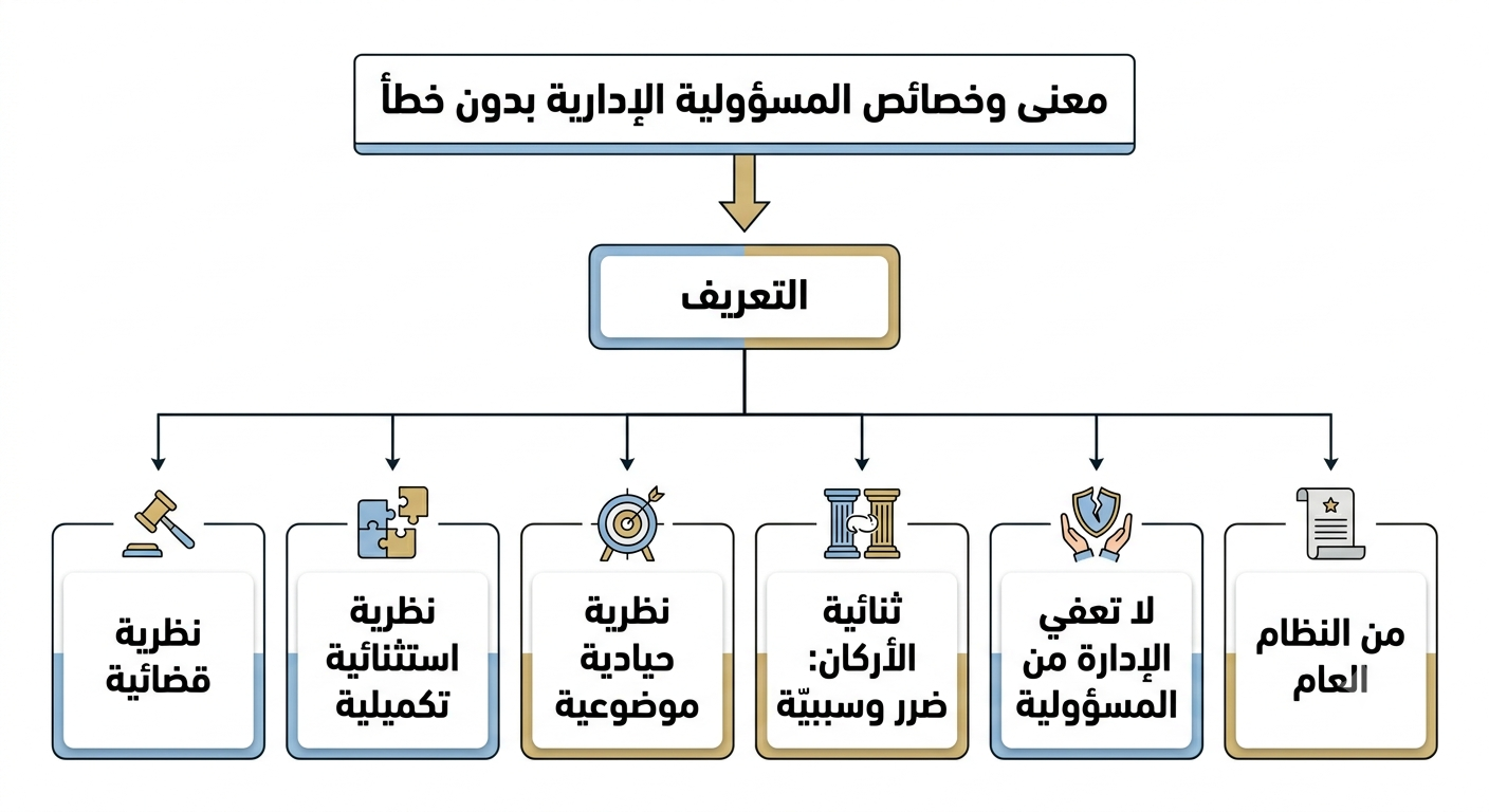 معنى وخصائص المسؤولية الإدارية بدون خطأ